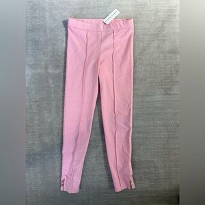 Janie and Jack Light Pink Kids Leggings